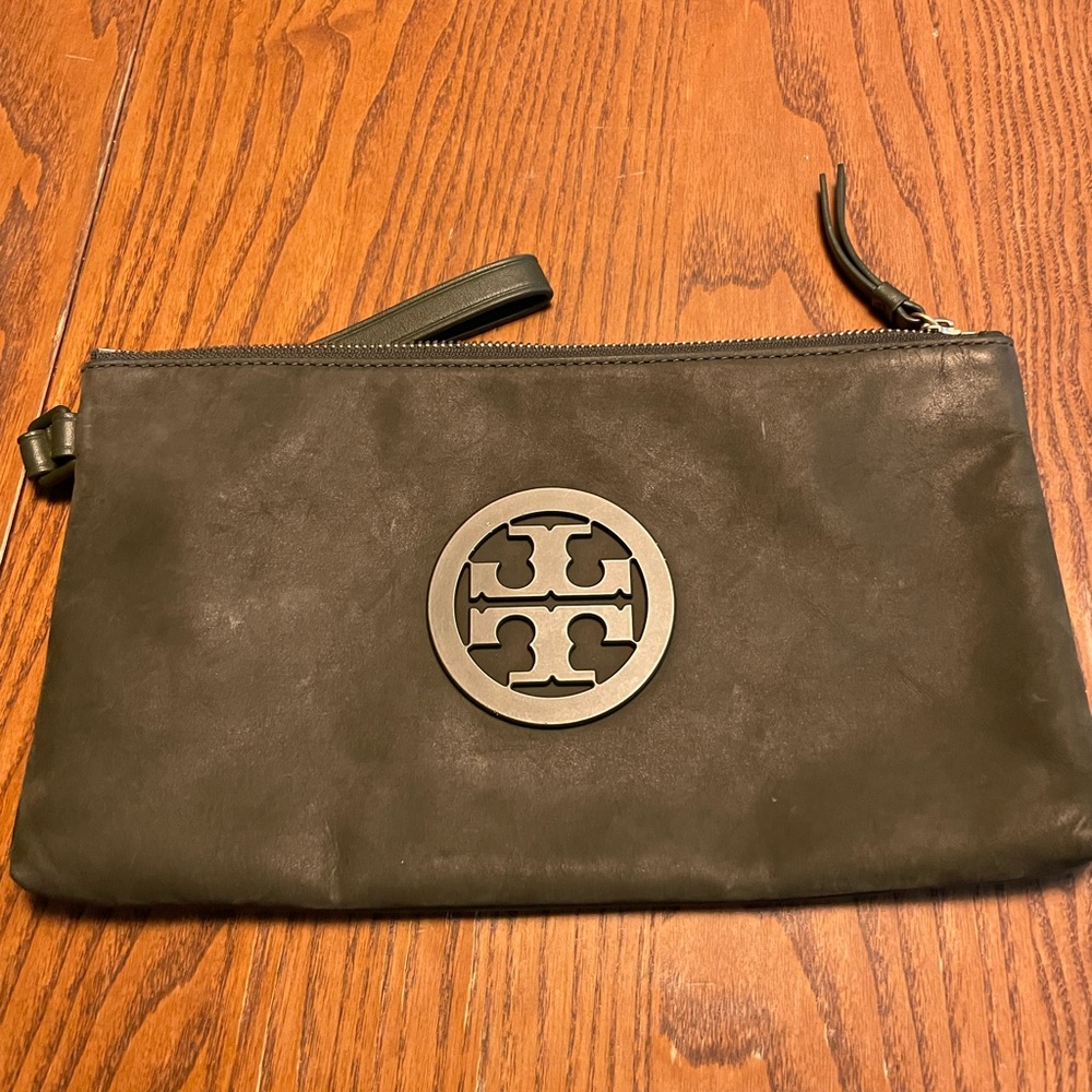 Tory Burch Suede Clutch